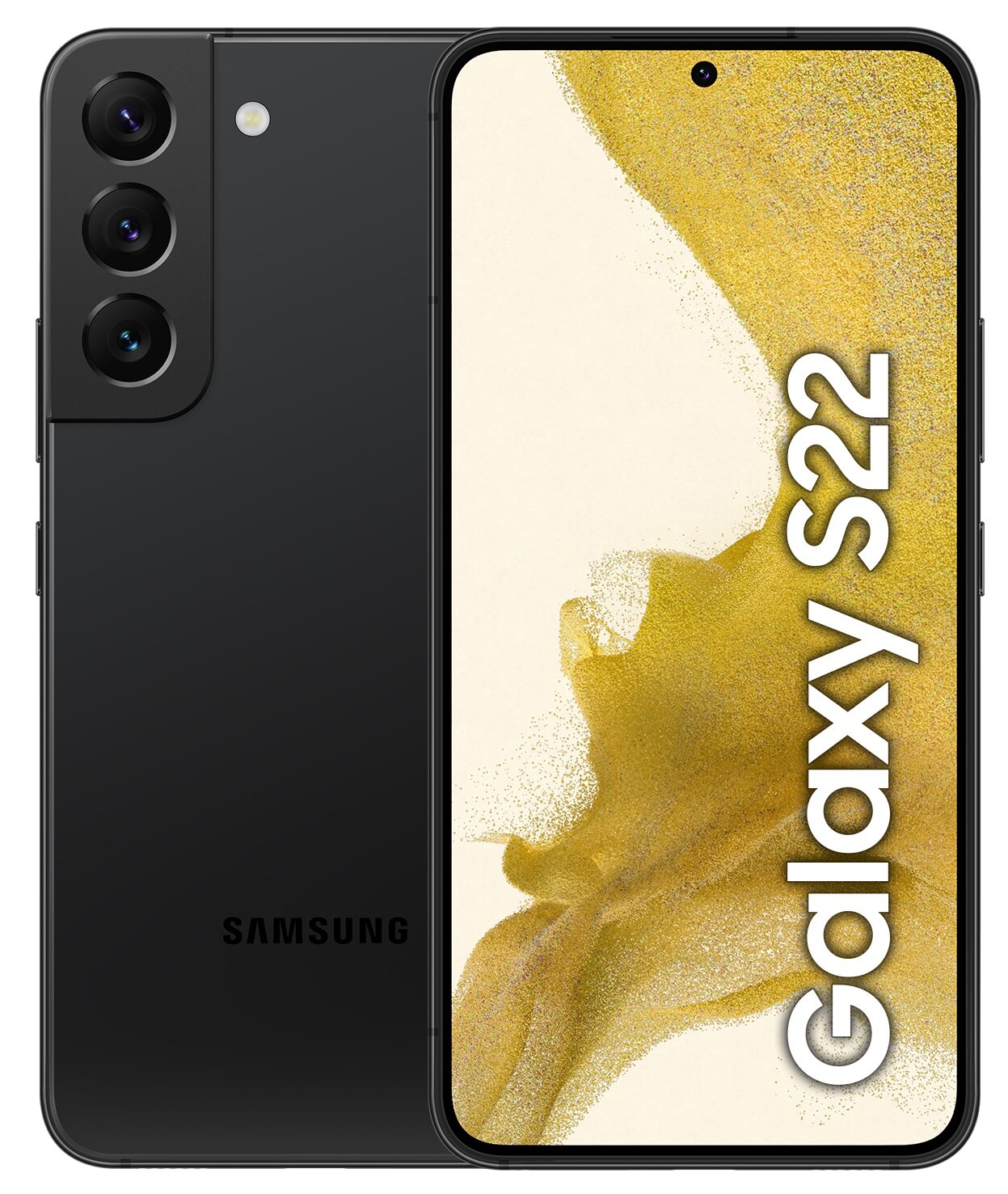 Smartfon-SAMSUNG-Galaxy-S22-Czarny-tyl-front