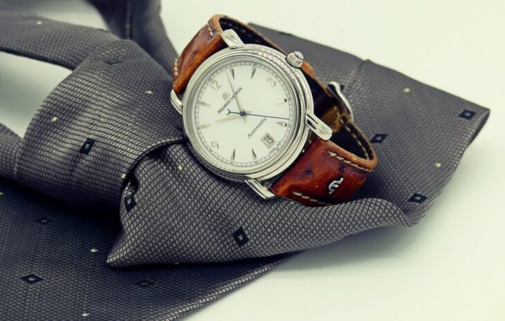 wrist watch clock necktie 2159351